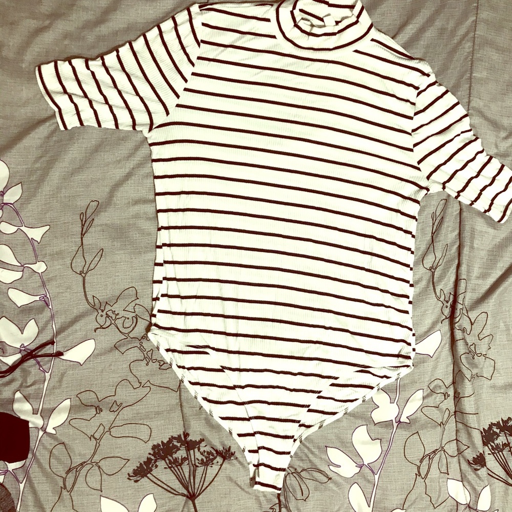 Black and white stripped shirt
